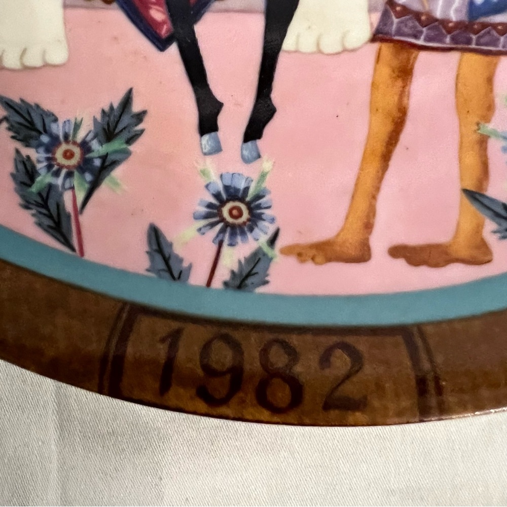 German Collectible Plate “Following the Star” 1982 Hedi  Keller - Picture 3 of 13